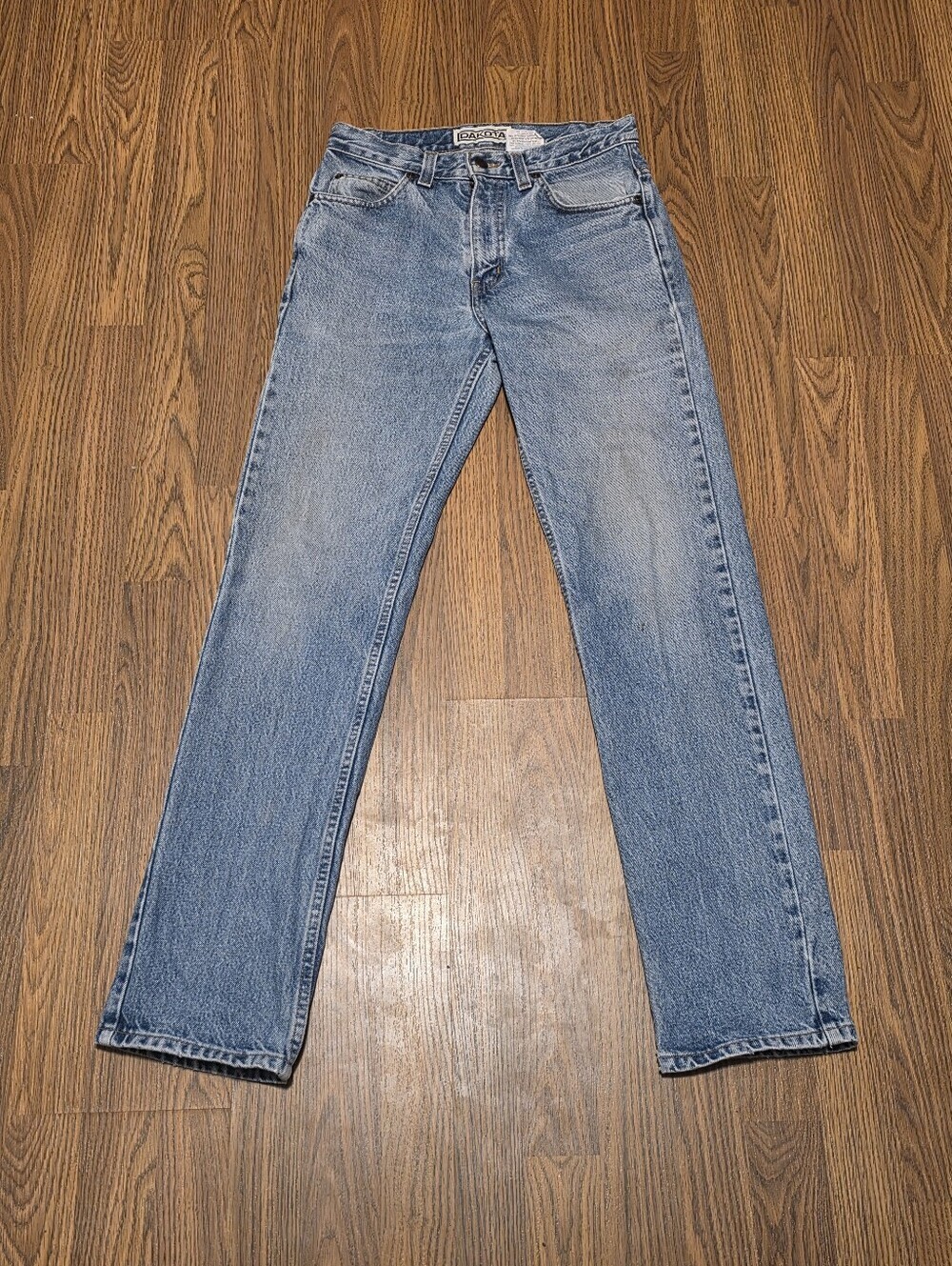 Vintage Dakota Canada Made Denim Jeans Mens 29x32 Blue Heavyweight Thick Denim